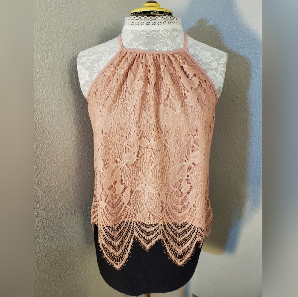 Lace tank top